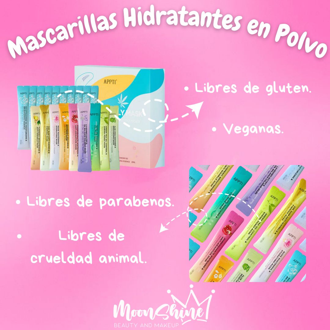 Mascarillas Faciales en Polvo (15 gr) - APPTI