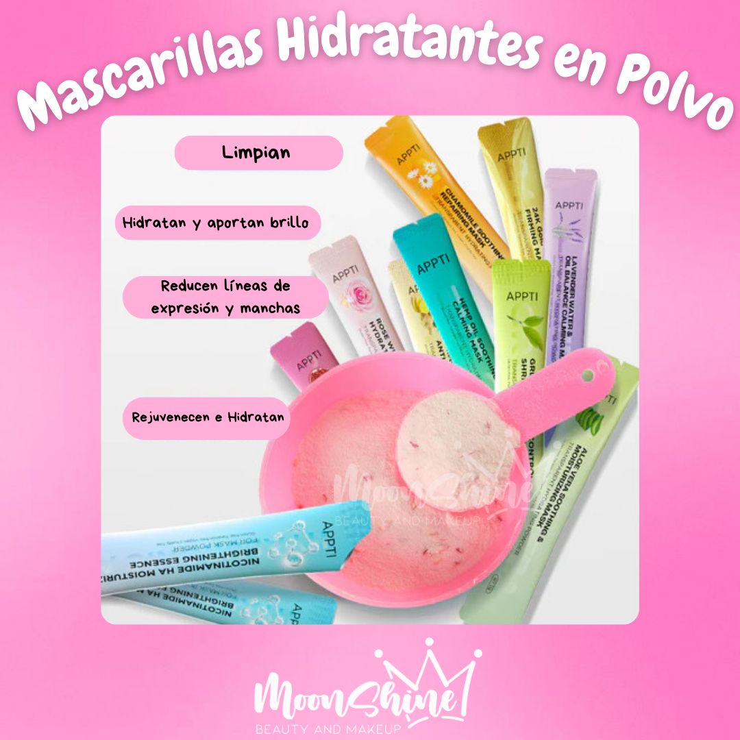 Mascarillas Faciales en Polvo (15 gr) - APPTI