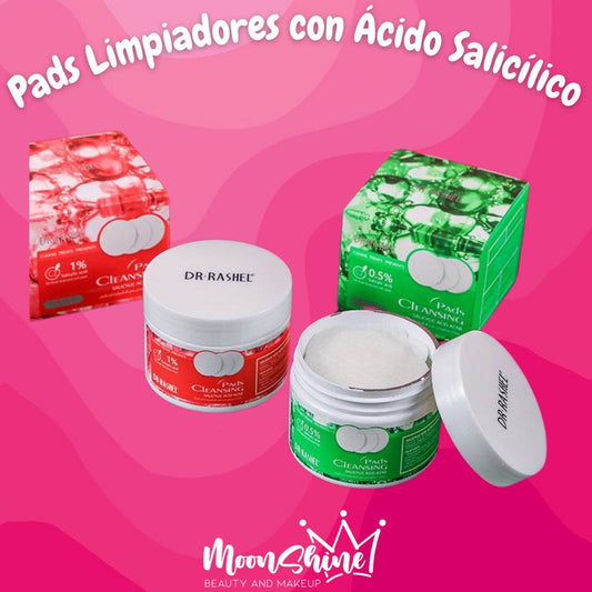 Pads de Tratamiento para el Acné con Ácido Salicílico (50 parches c/Cajita) - Dr. Rashel