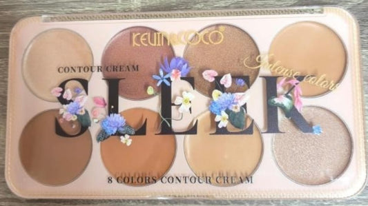 Paleta de Contornos en Crema (8 Tonos) - Kevin & Coco