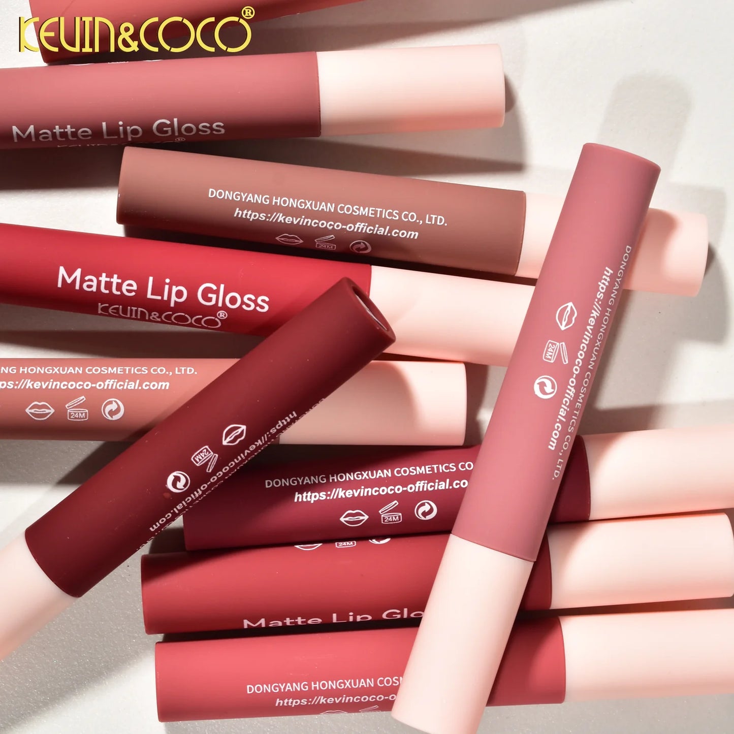 Set de Lipgloss Matte Beautiful Energy (10 Lipgloss) - Kevin & Coco