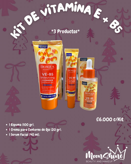 Kit de Vitamina E + B5 (3 productos) - BioAqua