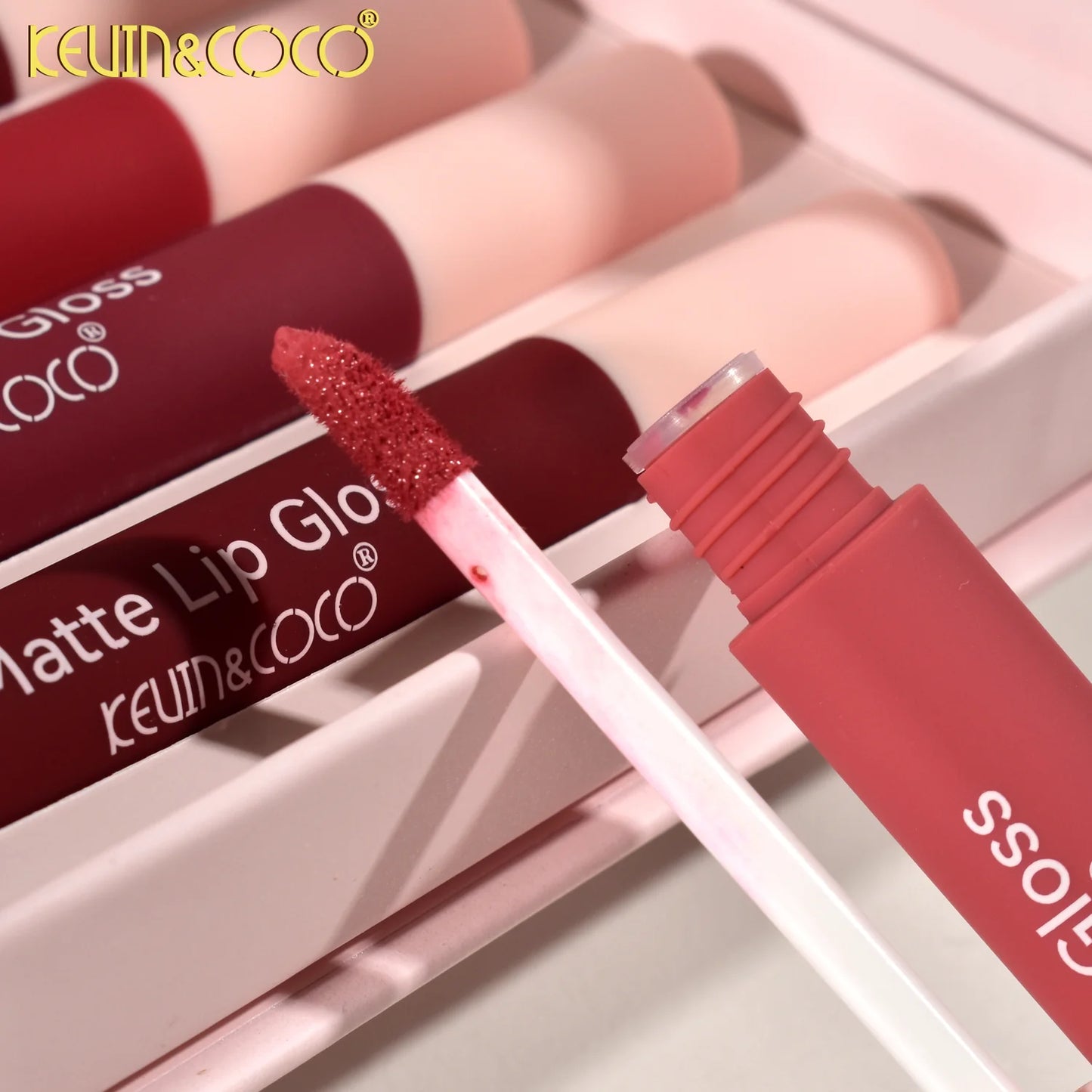Set de Lipgloss Matte Beautiful Energy (10 Lipgloss) - Kevin & Coco