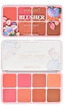 Paleta de Rubores en Polvo (8 Tonos) - Kevin & Coco
