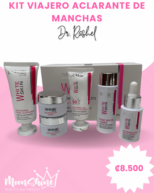 Kit de Viaje Aclarante de Manchas (6 productos) - Dr. Rashel
