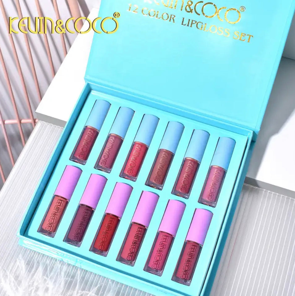 Set de 12 Lipgloss - Kevin & Coco