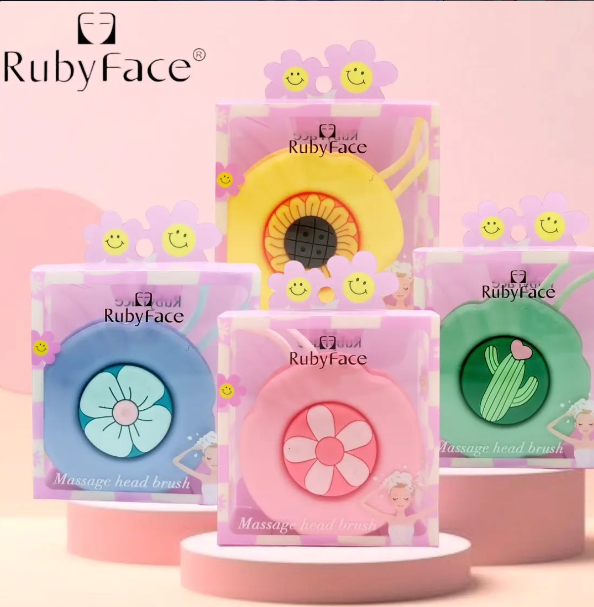 Cepillo Masajeador Capilar - Ruby Face