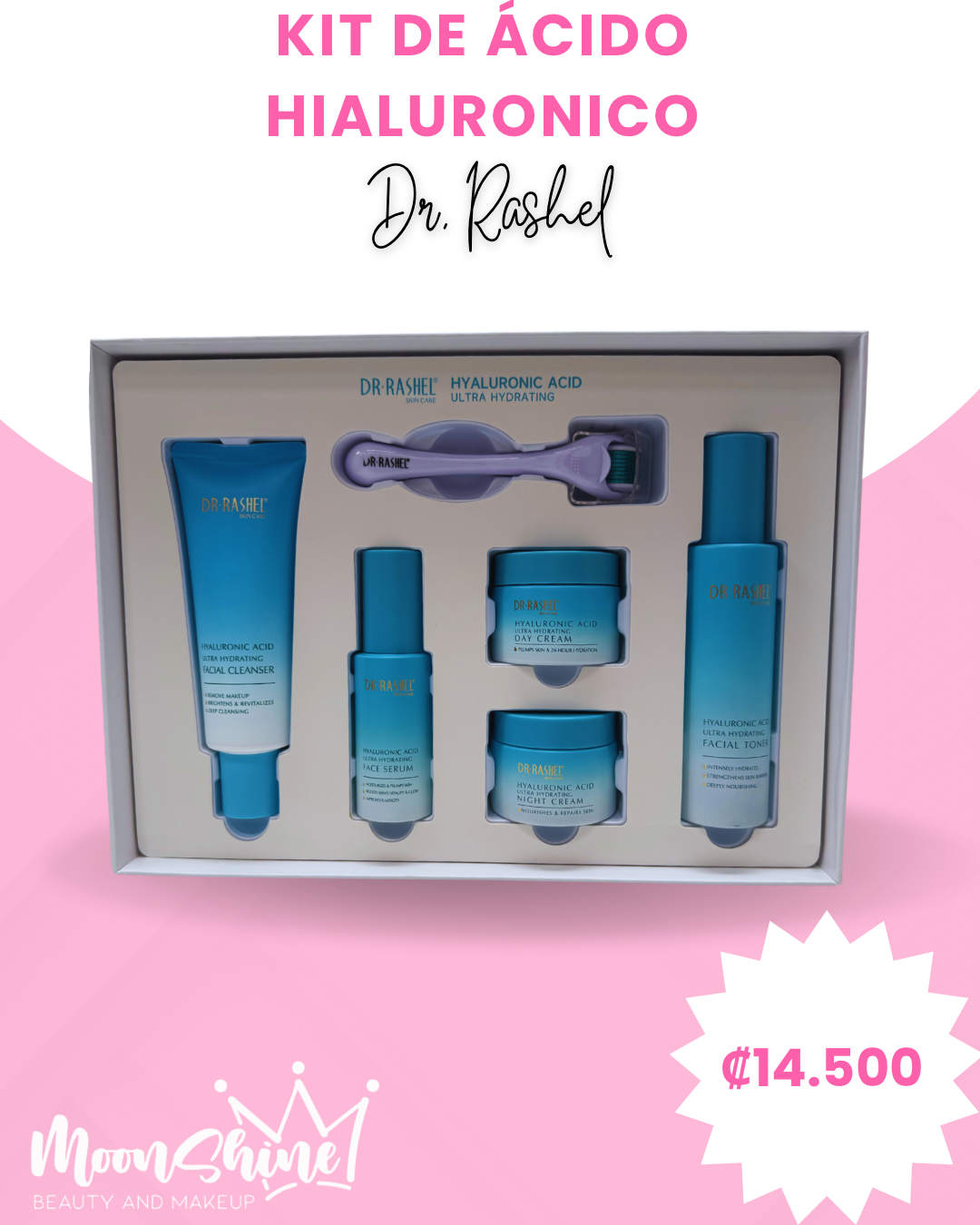 Estuche de Ácido Hialurónico (6 productos) - Dr. Rashel