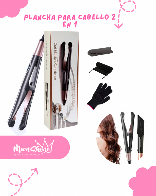 Plancha para Cabello 2 en 1