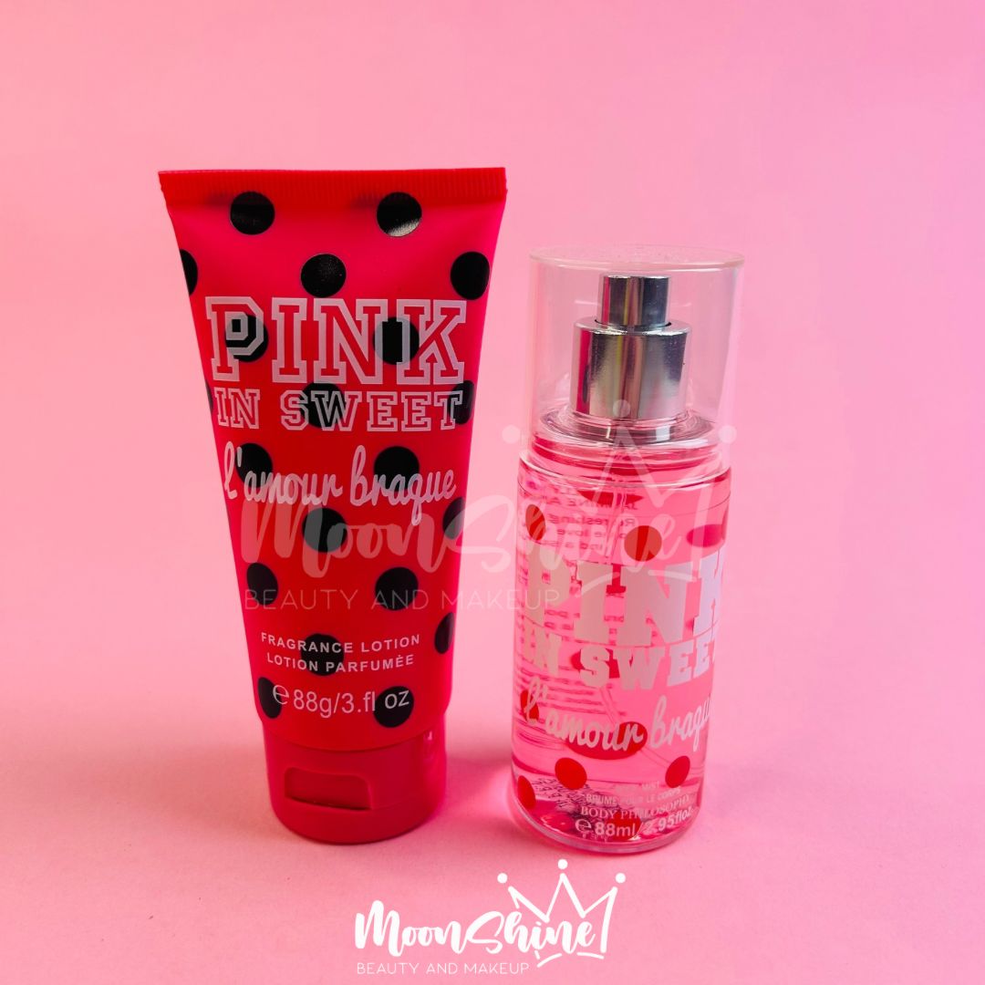 Dúo Splash y Crema Pink - Pink In Sweet